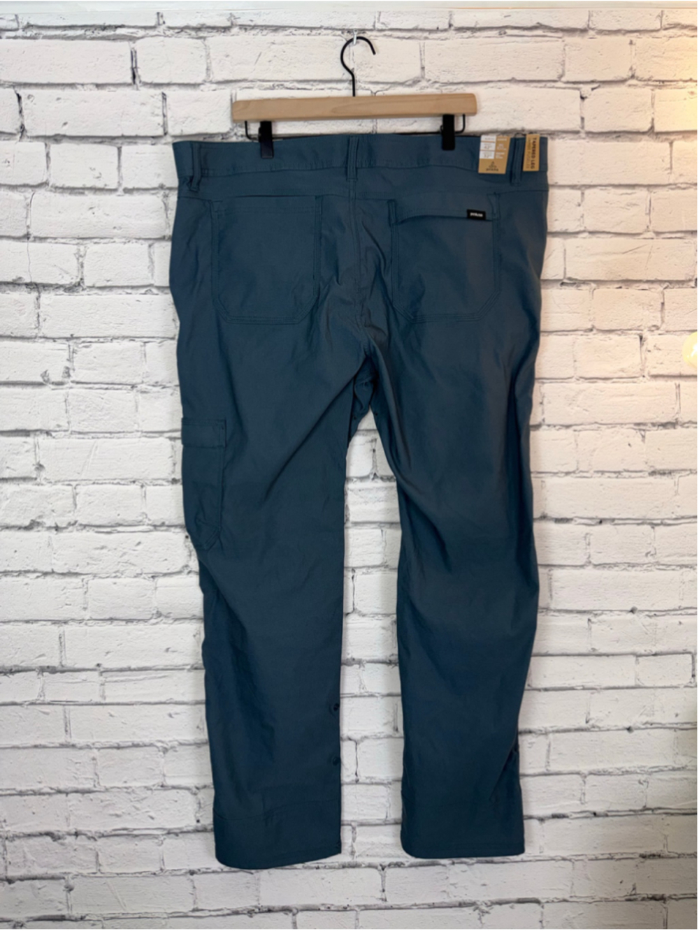 Men's prAna Cargo Pants size 42x32 Zion Slim Straight Hiking Pants Adjustable - Picture 14 of 16